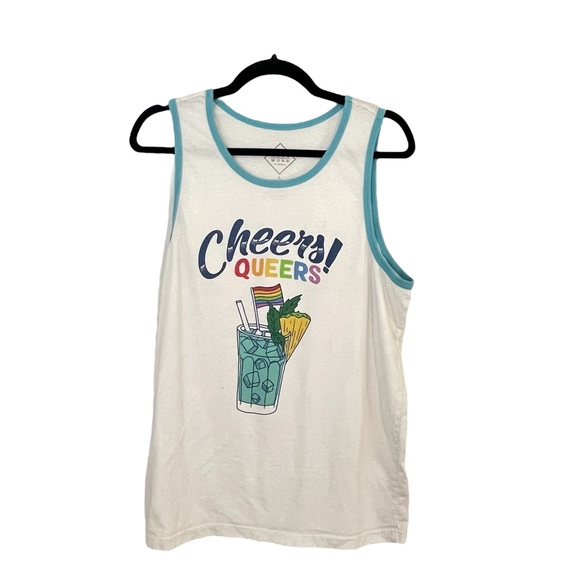 Well Worn Other - Well Worn brand Cheers Queers LGBT Tank Top Size Large